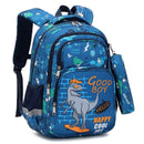 Unicorn and Dinosaur Design Kids 3 Piece Set of School Bags childrensterritory