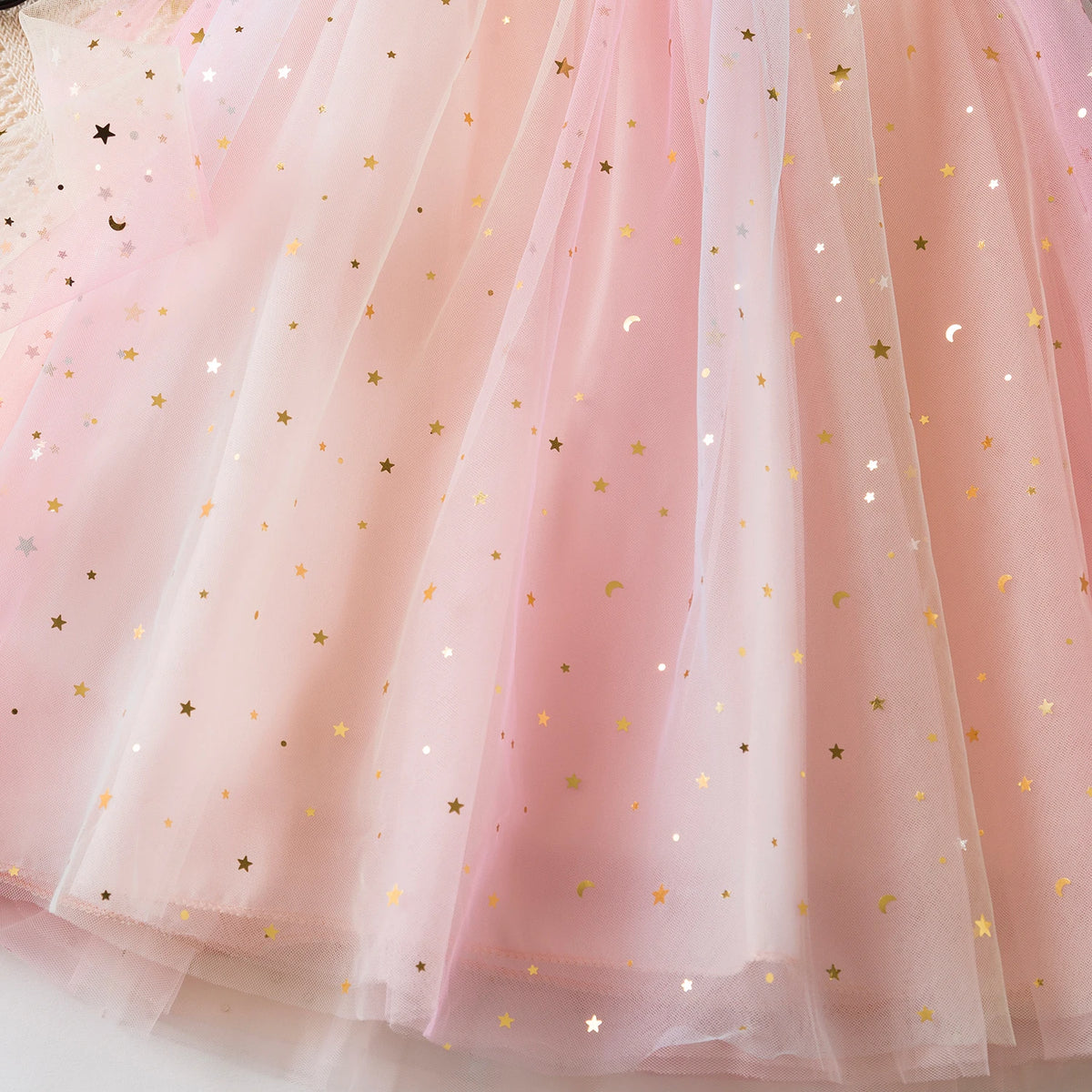 Elegant Sequin Birthday Princess Dress for Girls 3–8 Years