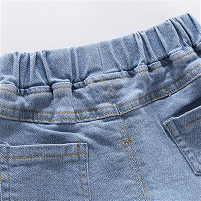 Red Heart Design Little Girls Casual Denim Shorts childrensterritory