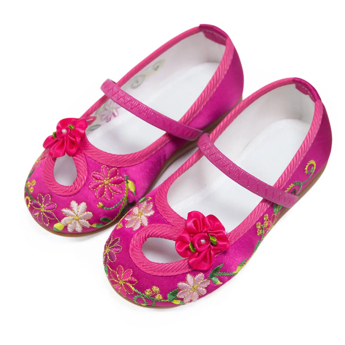 Kids Girls Mary Jane Ballerina Flats Casual Shoes childrensterritory
