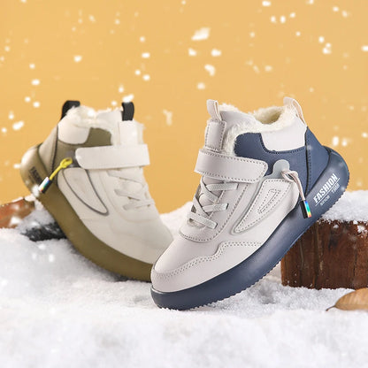 Waterproof Warm Plush Snow Sports Shoes for Kids childrensterritory