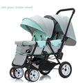 Lightweight Front & Back Seats Baby Pushchair