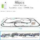 High-Speed Electric Train Model Assembly DIY Set for Kids childrensterritory