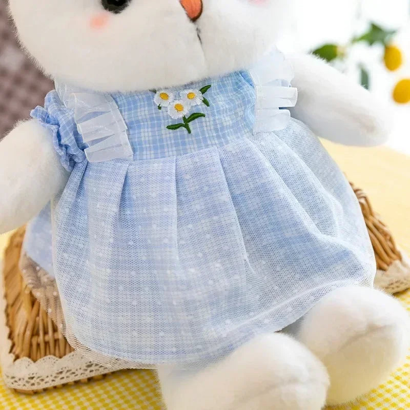 30CM Candy Color Rabbit Plush Toy for Birthday Christmas Gift