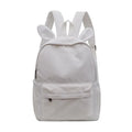 Personalized Solid Color Rabbit School Student Backpacks childrensterritory