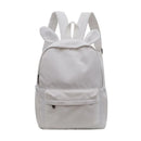 Personalized Solid Color Rabbit School Student Backpacks childrensterritory