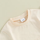 Baby Boys Short Sleeve Pocket T-Shirt and Elastic Shorts 2 Piece Outfits childrensterritory