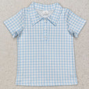 Kids Stylish Printed Boys Short Sleeves Polo T-Shirts for Summer childrensterritory