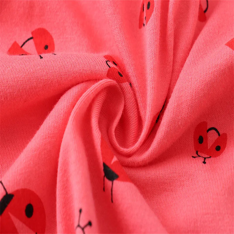 Kids A-LINE One-piece Printed Summer Dresses for Girls