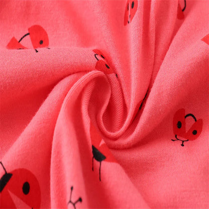 Kids A-LINE One-piece Printed Summer Dresses for Girls