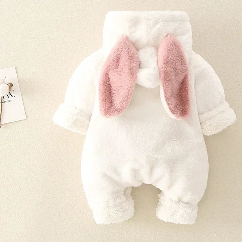 Baby Kids Rabbit Design Warm Soft Rompers childrensterritory