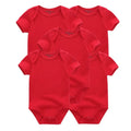 Short Sleeves Cartoon Print Soft Bodysuits For Baby Boys And Girls childrensterritory