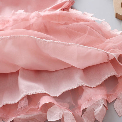 Baby Girl Flower Fairy Summer Birthday Party Dresses childrensterritory