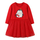 Long-Sleeved Printed Summer Dresses For Girls childrensterritory