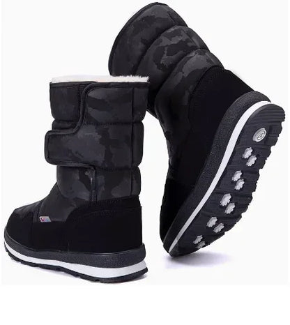 Kids Girls Non Slip Warm Waterproof Long Snow Boots