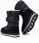 Kids Girls Non Slip Warm Waterproof Long Snow Boots