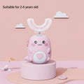 360-Degree Smart U-shaped Electric Cartoon Kids Silicone Toothbrush childrensterritory