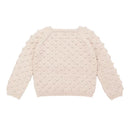Toddler Girls Popcorn Chunky Knit Pullover Tops and Skirt Set childrensterritory