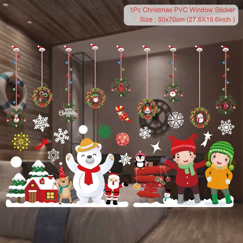 Kids Room Wall Decals for Christmas and New Year Decor childrensterritory