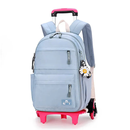 Kids/Teen Girls Multifunctional Wheeled School Backpack Set