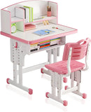 Adjustable Kids' Study Table and Chair Sets