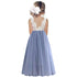 Kids Girls Flower Lace Design Princess Party Dresses for Summer childrensterritory