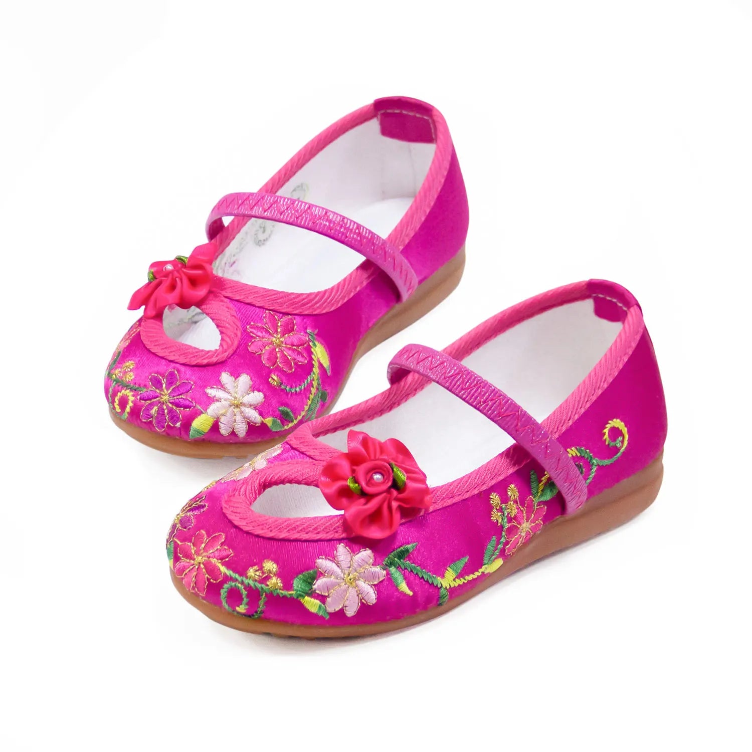 Kids Girls Mary Jane Ballerina Flats Casual Shoes