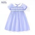 Flowers Embroidery Design Casual Summer Dresses childrensterritory