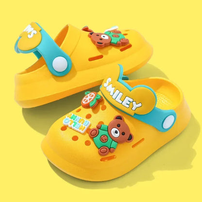Non-Slip Soft Bottom Summer Cartoon Slippers For Baby