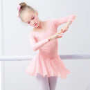 Kids Girls Long/Short Sleeve Ballet Leotard/Dancewear childrensterritory