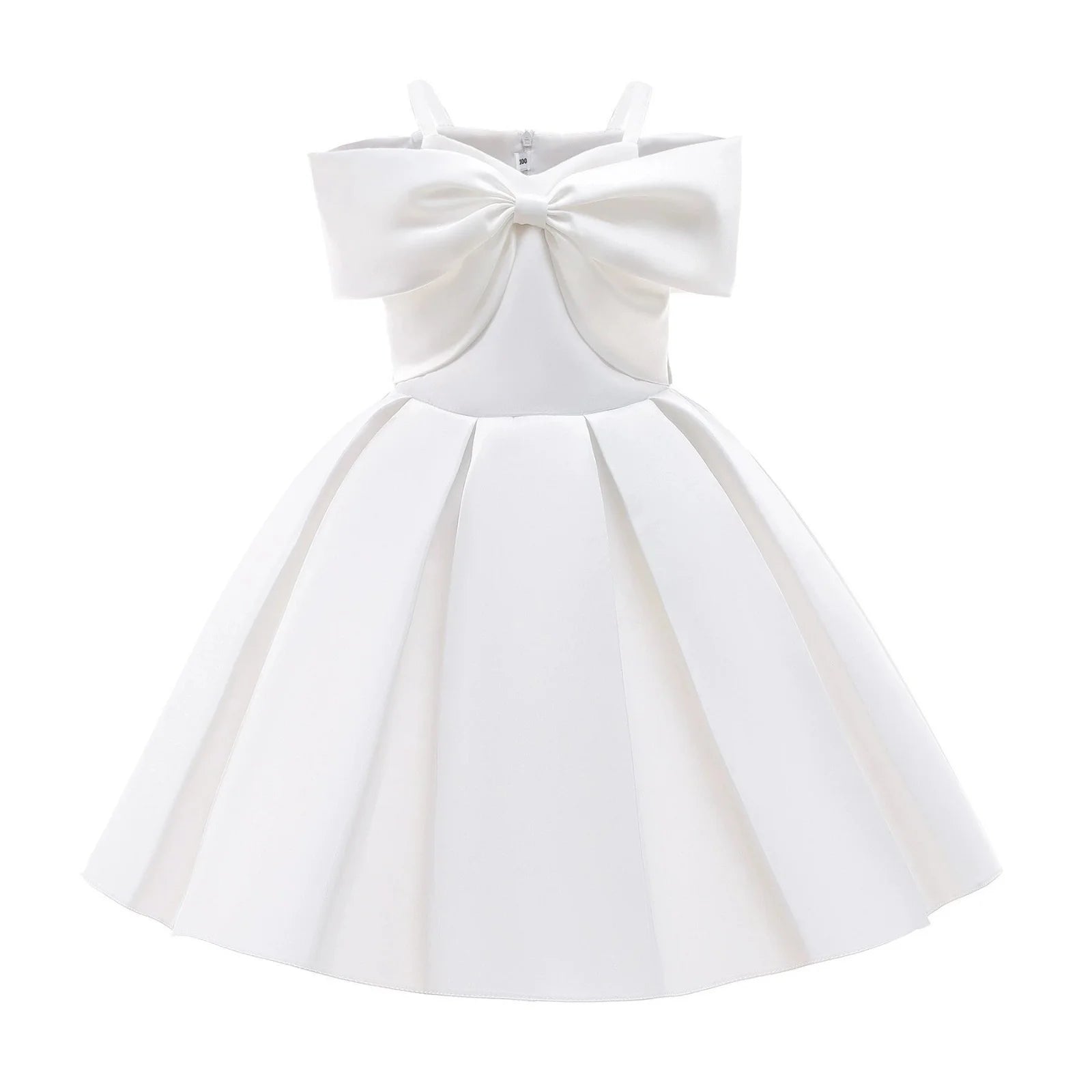 Girls' Sleeveless Bow Design Summer Party Dresses