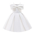 Girls' Sleeveless Bow Design Summer Party Dresses
