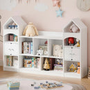 Kids' Large Castle Design Bookshelf and Toy Organizer