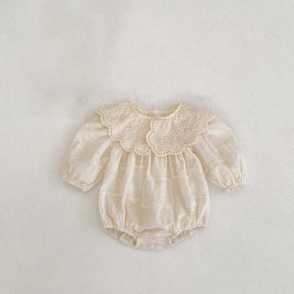 Flower Embroidery Baby Sisters Matching Outfits childrensterritory
