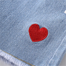 Red Heart Design Little Girls Casual Denim Shorts childrensterritory