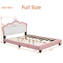 Low Floor Princess Bed Frame with Soft Headboard