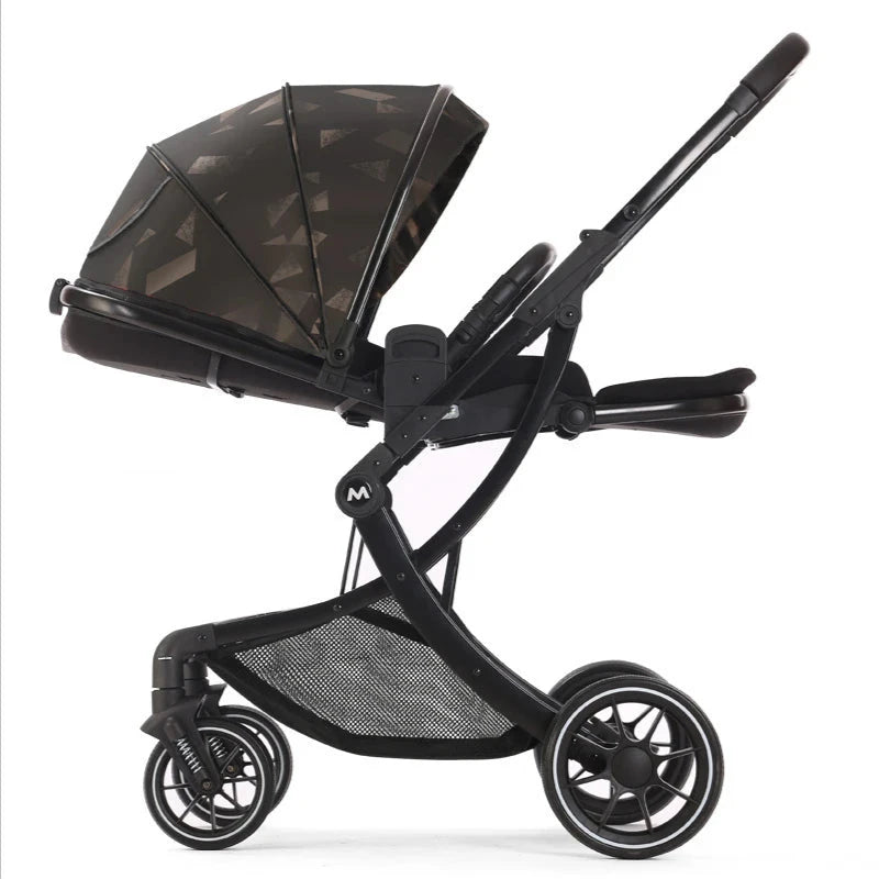 Elevated Baby Stroller with Lightweight Eggshell Design