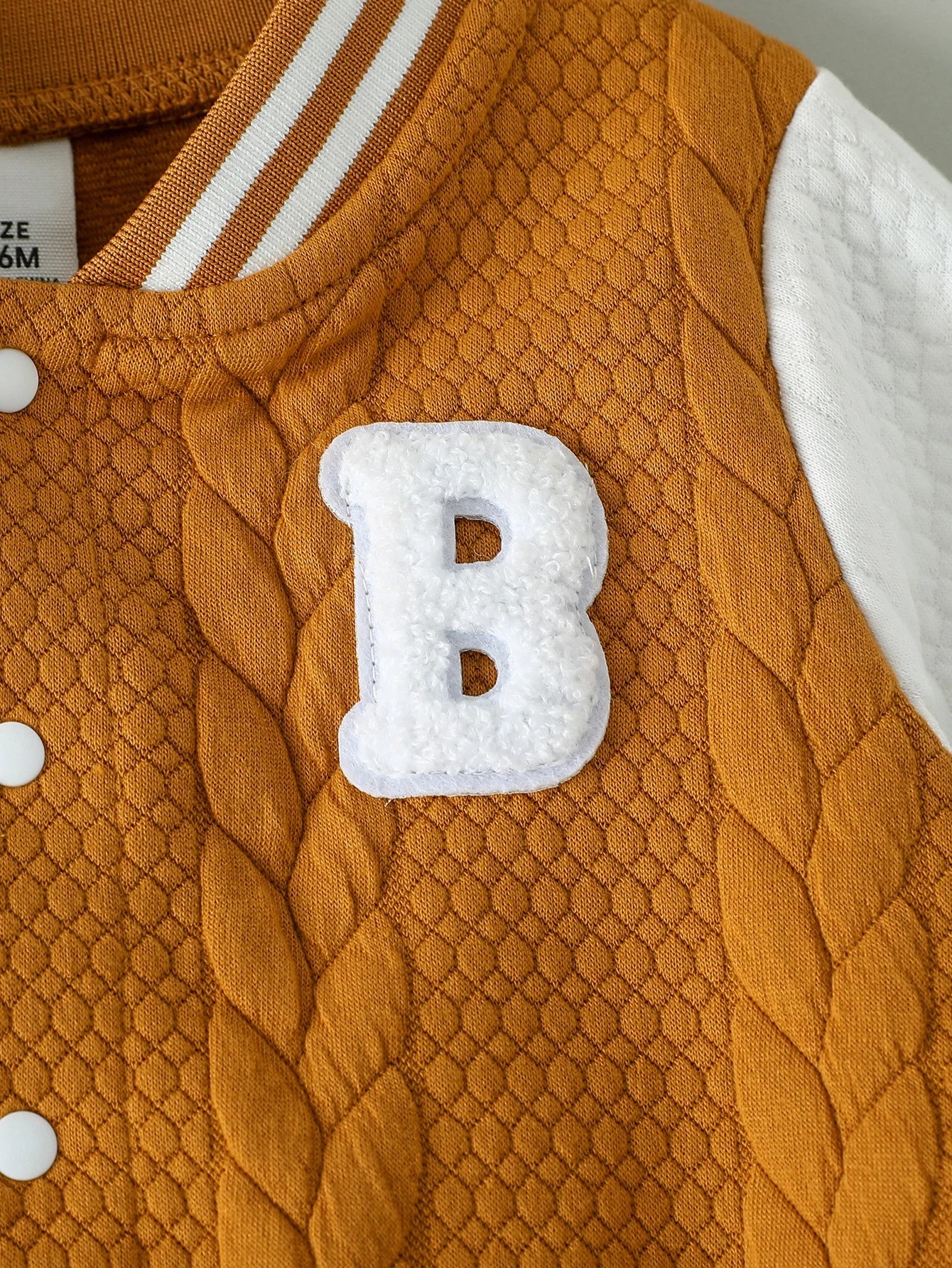 Baby Boys' Long-Sleeved Contrast Color Winter Jackets