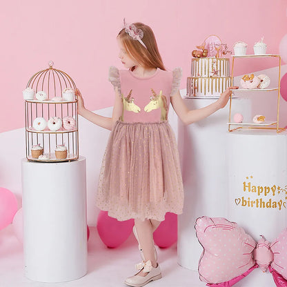 Kids Girl Mermaid Sequins Tutu Birthday Party Dresses childrensterritory