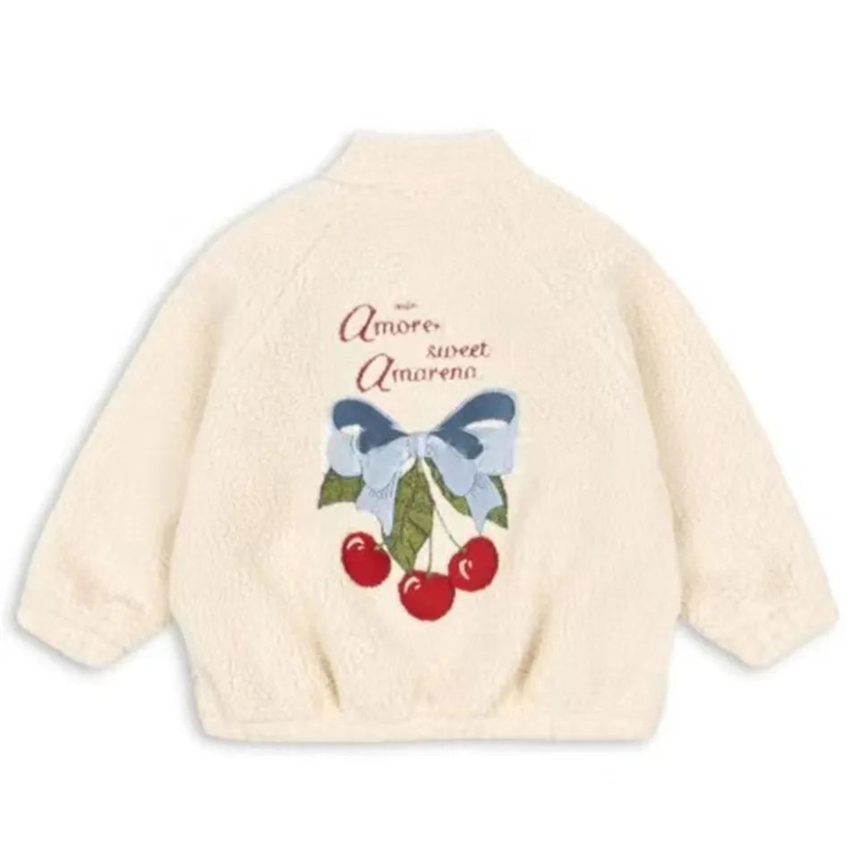 Colourful Cartoon Design Winter Outerwear For Kids