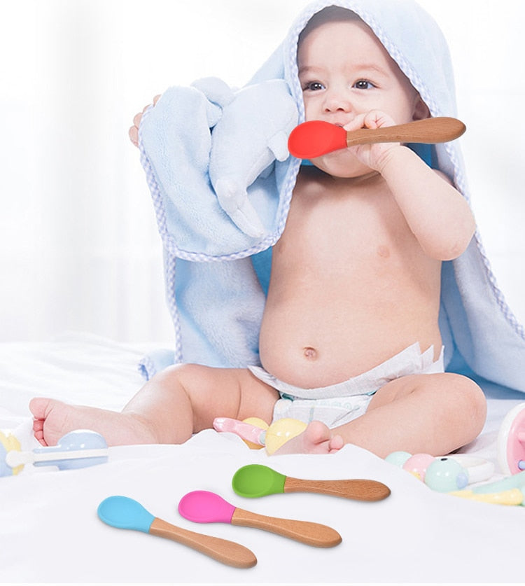 8 Pcs Baby/Kids Anti-Slip Soft Silicone Tableware Set childrensterritory