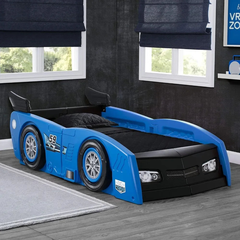 Twin Bed for Kids with a Turbo Race Car Design