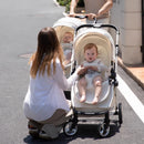 Luxury High-View Detachable Twin Baby Stroller childrensterritory