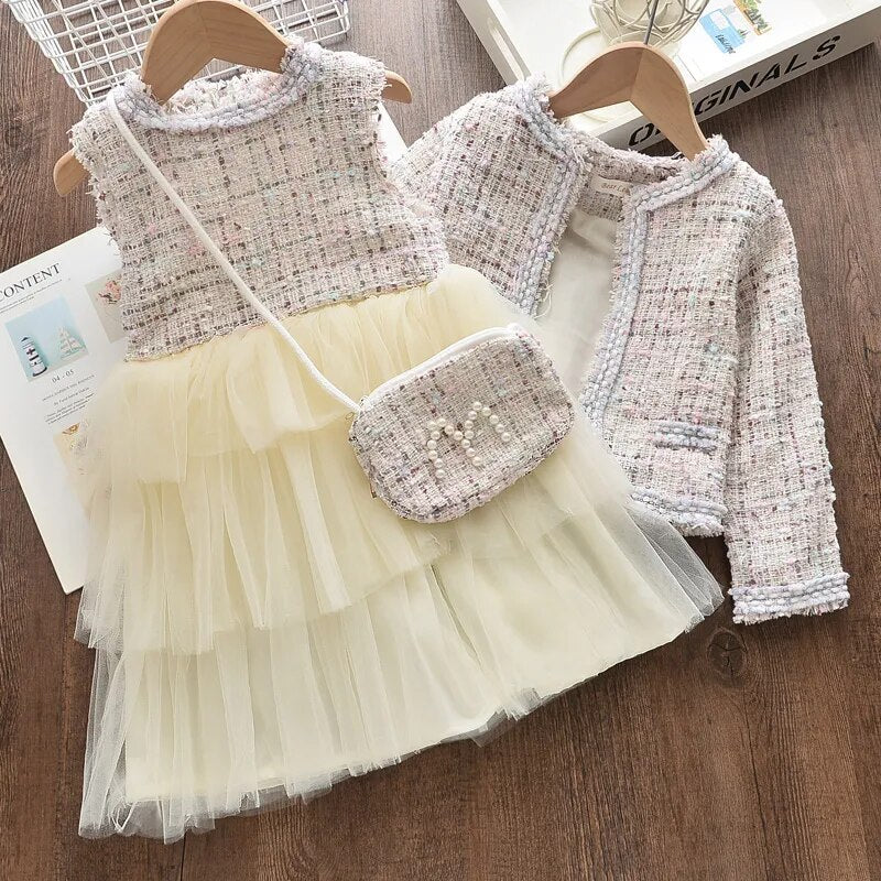Kids Girls Winter Style Elegant Princess Clothing Sets childrensterritory
