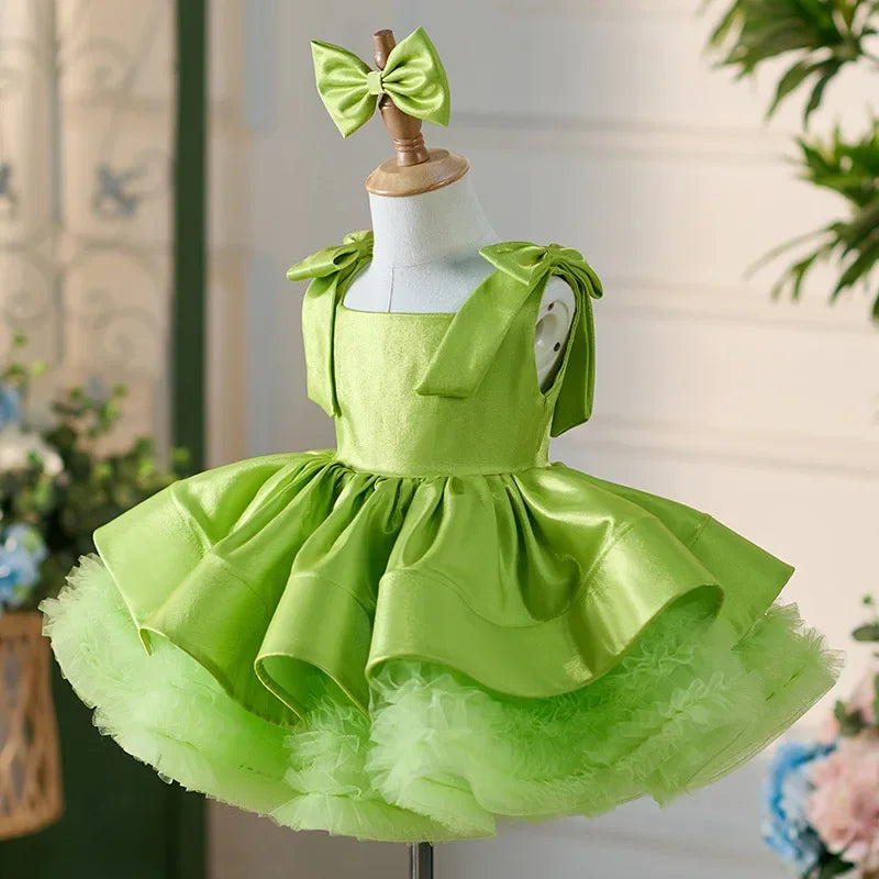 Girls Tiered Skirt/Gowns Tutu Outfit First Communion Dresses