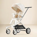 High View Portable Travel Stroller for Babies With 360°Swivel Seat