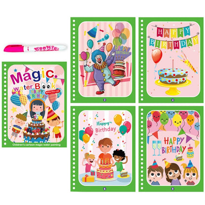 Reusable Magical Water Drawing Book with Pen Kids Toys childrensterritory