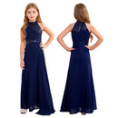 Kids Girls Sequins Pleat Overlay Pageant Evening Gowns childrensterritory