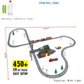 High-Speed Electric Train Model Assembly DIY Set for Kids childrensterritory