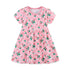 Kids Girls Strawberry Flowers Print Cotton Dress childrensterritory